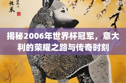 揭秘2006年世界杯冠军，意大利的荣耀之路与传奇时刻