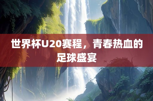 世界杯U20赛程，青春热血的足球盛宴