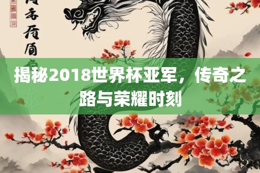 揭秘2018世界杯亚军，传奇之路与荣耀时刻