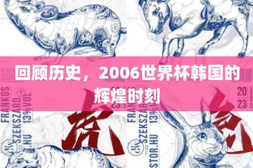 回顾历史，2006世界杯韩国的辉煌时刻