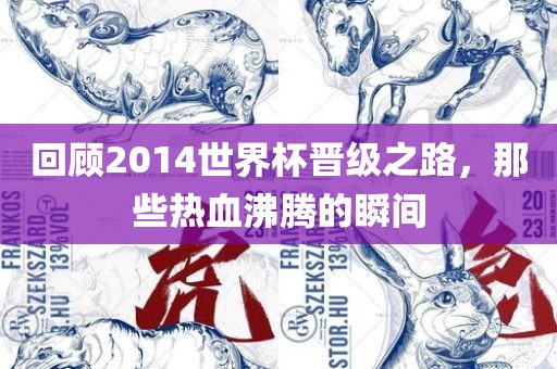 回顾2014世界杯晋级之路，那些热血沸腾的瞬间