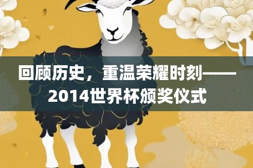 回顾历史，重温荣耀时刻——2014世界杯颁奖仪式