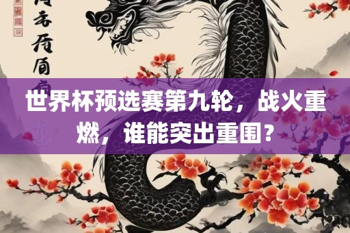 世界杯预选赛第九轮，战火重燃，谁能突出重围？
