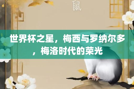 世界杯之星，梅西与罗纳尔多，梅洛时代的荣光