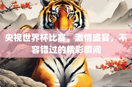 央视世界杯比赛，激情盛宴，不容错过的精彩瞬间