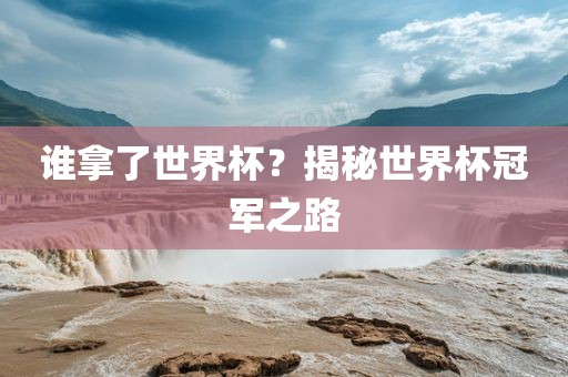 谁拿了世界杯？揭秘世界杯冠军之路
