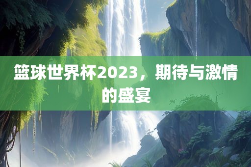 篮球世界杯2023，期待与激情的盛宴