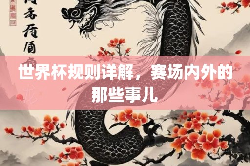 世界杯规则详解，赛场内外的那些事儿